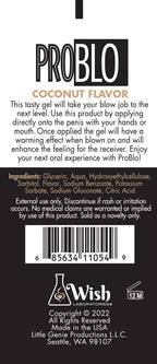 Pro Blo Oral Pleasure Gel - 1.5oz Coconut