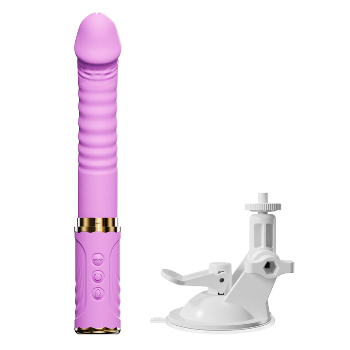 Thrust Me Thrusting Wand Vibrator-Pink