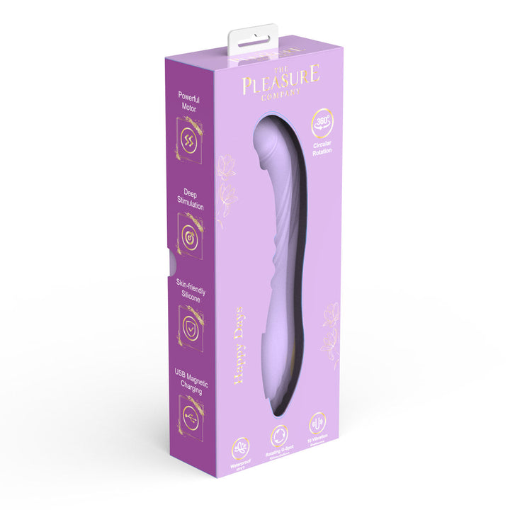 Happy Days Rotating Vibrator - Purple