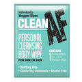 Clean AF Individual Body Wipes - 16ct Box